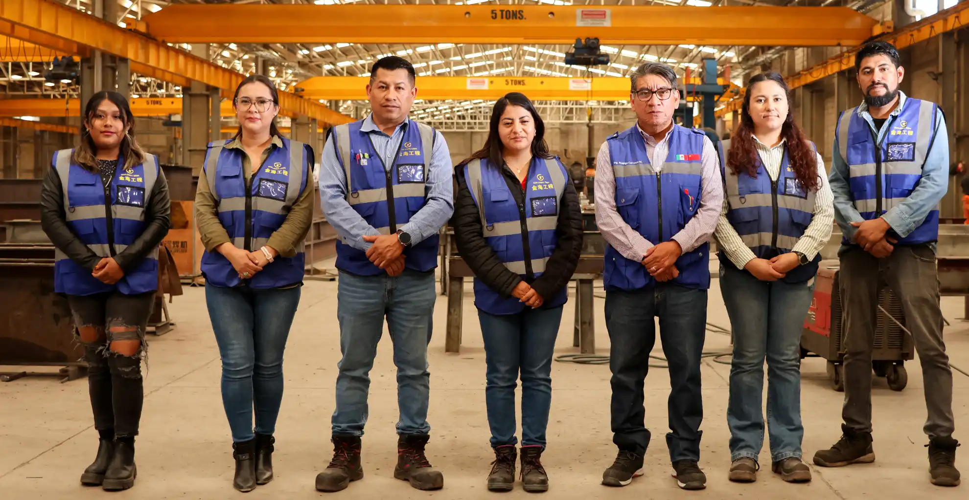 Construcción de naves industriales, estructuras de acero
